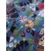 S-5XL Women Vintage Floral Print Lapel Long Sleeves Pleated Long Blouse